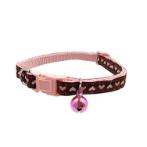 DOG COLLAR- HEART (PINK) (10mmx22-35cm) BWDC2201PK