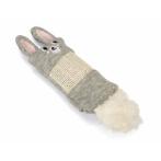 TEXTILE TOY RABBIT WITH CRINKLE (20x5x3cm) BT0430551
