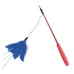 CAT TEASER (ELASTIC STICK) -FLOWER (BLUE)(128cm) BWAT3672