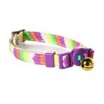 CAT COLLAR WITH GOLD BELL (RAINBOW) (10mmx32cm) HTY0YL103904