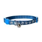 CAT COLLAR WITH PAW PRINT (BLUE) (10mmx32cm) HTY0YL105742B