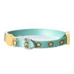 CAT COLLAR WITH YELLOW STAR (TURQUOISE) (10mmx32cm) HTY0YL105747