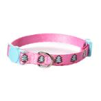 CAT COLLAR WITH CHRISTMAS TREE (PINK) (10mmx32cm) HTY0YL105749