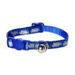 CAT COLLAR WITH FISH BONE (BLUE) (10mmx32cm) HTY0YL105753