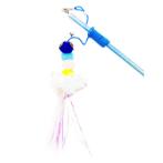 CAT TEASER-RETRACTABLE MISS WORM (BLUE) BWAT3869