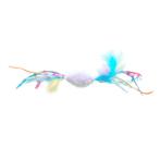 PASTEL BRIGHTS POM POM WITH FEATHER AND CURLY RIBBON IDS0TOY81530