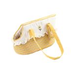 TOTE CARRIER WITH FLOWER (YELLOW/WHITE) (39x22x24cm) HTY0SRB0052