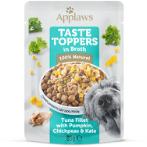 TASTE TOPPERS POUCH TUNA WITH PUMPKIN AND CHICK PEAS IN BROTH 85g MPM0TT9030CEA