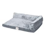 CHILL KUZZI FAR INFRARED DUAL-BOLSTER CRATE PAD (GREY) (EXTRA LARGE) (68.5x101.6cm) DGS0CP2826