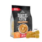 PEANUT BUTTER DOG DENTAL CHEW JUMBO PACK MEDIUM 500g (20 PIECES) AC0298