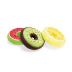 PLUSH DOG TOY FRUITY DONUTS (ASSORTED) (12x12x5cm) BT0617023