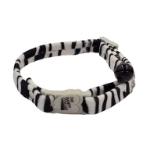 CAT COLLAR - ZEBRA PRINT (10mmx20-30cm) BWCC2408