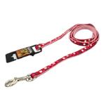 DOG LEASH - REFLECTIVE COLOR DOT (RED) (10mmx120cm) BWDL2401RD