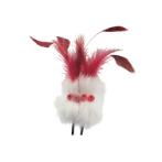 ELASTIC CAT TEASER (RED/ WHITE) (45cm) BWAT3558