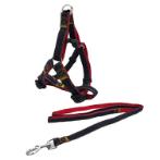 DOG HARNESS WITH LEASH (BLU/RED) (1.5x120cm) JNPJNBO190315