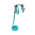 ALLEYCAT HARNESS AND LEAD-TEAL (SMALL) (24-40cm) 1.8m RG0CLJ16T