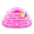 3 TIERS TRACK CAT TOY(PINK) (28x28x12.5cm) HTY0LWS1731467FUS