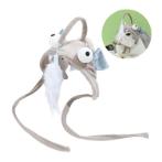 CAT HAT SELF ENTERTAINMENT TOYS - GREY FISH (HAT 9.5cm, NECK 24-30cm) HTY0STZ0313GY