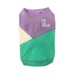T-SHIRT - CROWN PRINT (PURPLE/ GREEN) (EXTRA LARGE) (45cm) SS024K036TE01MTXL