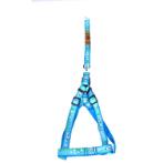 DOG HARNESS WITH LEASH - FOOT PRINT (BLUE) (1x120cm) JNPJNHD07715BL
