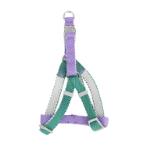 DOG HARNESS DUAL COLOUR (GREEN/ PURPLE) (35-45x1.5cm) JNPBO1237H15BGNPU