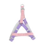 DOG HARNESS DUAL COLOUR (PURPLE/ PINK) (35-45x1.5cm) JNPBO1237H15BPUPK
