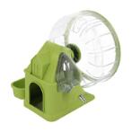 4 IN 1 HAMSTER HOUSE (GREEN) (MEDIUM) (21.8x21.7x19.9cm) JNP1529GN