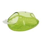 HAMSTER SAND BATHROOM WITH  SPOON (GREEN) (16x9.2x8.1cm) JNP15341GN