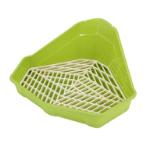 TRIANGLE GRID TOILET (GREEN) (41.7x34.8x19.4cm) JNP1533GN