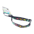 CAT COLLAR - FISH (BLACK) (10mmx20-30cm) BWNCC2404BK