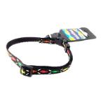 DOG COLLAR - FISH (BLACK) (10mmx25-35cm) BWNDC2404SBK