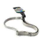 DOG COLLAR - NYLON BRAID (GREY) (10mmx25-35cm) BWNDC2405SWHT