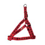 DOG HARNESS - DIAMOND SHAPE (RED/ GREY) (25mmx70-90cm) BWNDH2408XLRD