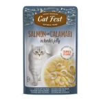 POUCH SALMON WITH CALAMARI IN JELLY FOR CATS 70g SLD079218930