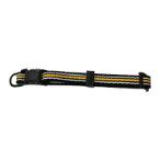 DOG COLLAR - STRIPE (BLACK/ YELLOW) (10mmx20-30cm) BWNCD1101BY