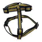 HARNESS - STRIPE ADJUSTABLE (BLACK/ YELLOW) (10mmx25-35cm) BWNDH1101BY