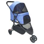 PET STROLLER (BLUE) (SMALL) (74.5x52.2x98cm) JNPC106