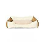 COLOR MATCHING PET BED (EXTRA SMALL) (BEIGE/ KHAKI) (47x39x12cm) HTY0YF128128CBEIKHA