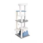 CAT TREE CLOUD STYLE (WHITE) (49x49x144cm) HTY0YS128306WHT