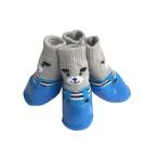 DOG SOCKS WITH RUBBER COATING XL BLUE XDSXLBU