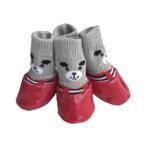 DOG SOCKS WITH RUBBER COATING XL RED XDSXLRD