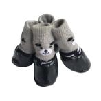 DOG SOCKS WITH RUBBER COATING XL BLACK XDSXLBK