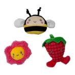 SUNNY DAZE BEE, FLOWER, STRAWBERRY (3pieces) IDS0WB31539V2