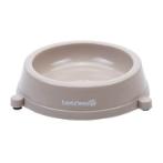PLASTIC DISH ANTISLIP (BEIGE) FOR CATS 200ml (17x17x3.5cm) BT0650199