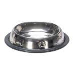 STAINLESS STEEL ANTISLIP DISH WITH PAWS 200ml (13x13x3cm) BT0653701