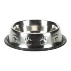 STAINLESS STEEL ANTISLIP DISH WITH PAWS 700ml (18x18x5.5cm) BT0653703