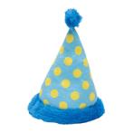 PLUSH DOG TOY PARTY HAT (BLUE) (22x14x14cm) BT0617030