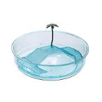 TURTLE TANK - OASI (TRANSPARENT BLUE) (34.5x34.5x9.5cm) FER060016015