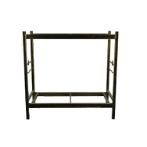WROUGHT IRON METAL STAND 2 LAYER 4X1.5FT FTS120X45CM