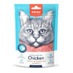 OVEN-ROASTED CHICKEN JERKY AND CODFISH HEARTS CAT 80g WA11350